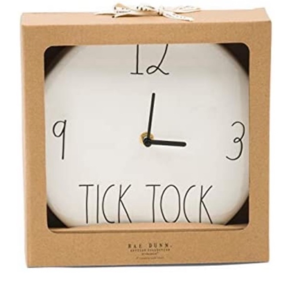 RAE DUNN‎ CLOCK TICK TOK